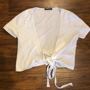 Brandy Melville tie crop top